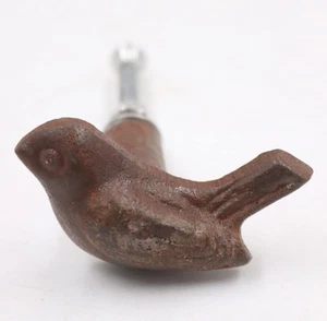 Designer Rustic Iron Bird Drawer Cabinet Knobs, Pack of 6 Unique Boho Dresser... - Picture 1 of 7