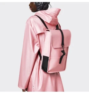 Rains Waterproof Backpack Mini Candy Pink NWT - Picture 1 of 7