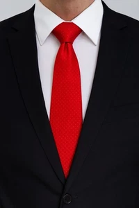 Giorgio Armani Krawatte rot Seide Muster Herren Vintage Designer Luxus TOP - Bild 1 von 10