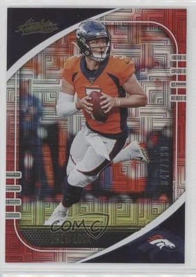 2020 Panini Absolute Red Squares /199 Drew Lock #45 - Image 1 of 2