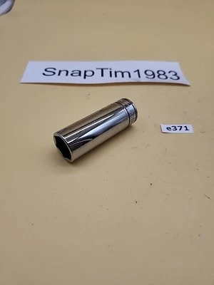 Snap-on Tools  SFS221  11/16" SAE Deep Chrome Socket-3/8" Drive  USA - Image 1 of 4