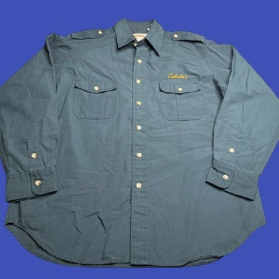 Vintage Cabelas Button Down Shirt Mens Large Long Sleeve Hunting Outdoor - Image 1 of 4