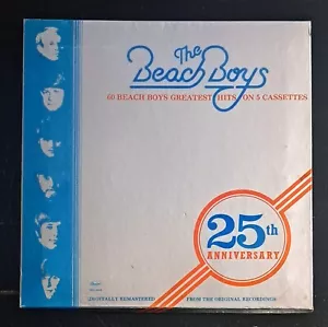 THE BEACH BOYS "25th Anniversary" Cassette Tapes 60 greatest Hits On 5 Tapes! - Picture 1 of 5