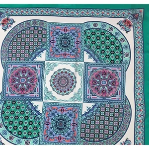 "Bufanda occidental de seda Wyoming Traders Wild Rag Charmeuse Taj Mahal - 34,5" - Imagen 1 de 2