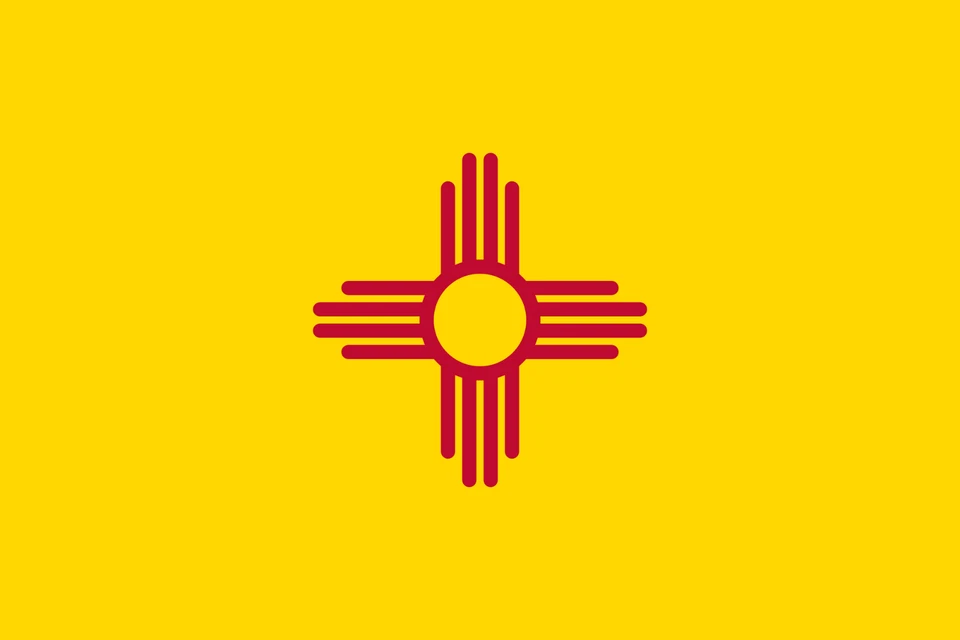 New Mexico state flag sticker weatherproof bumper vinyl decal