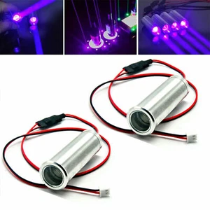 2pcs Fat Beam 405nm 250 mW 3~5V Violett Blau Laser Punkt Modul Bar Bühnenlicht - Picture 1 of 7