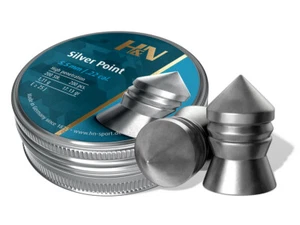 H&N Silver Point .22 cal 17.13 grains Pointed 200ct 5.5mm - Picture 1 of 1