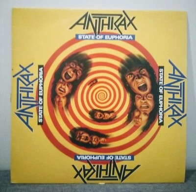 Anthrax – State Of Euphoria.  RARE 1988 Promo Aust pressing. Great condition. - Image 1 of 4