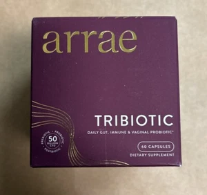 Arrae Tribiotic - 60 Capsules (30 Servings) Exp. 09/2026 New - Picture 1 of 5