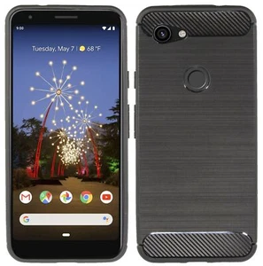 ACCESORIOS MÓVILES PARA GOOGLE PIXEL 3A FUNDA PROTECTORA ACCESORIOS SILICONA CARBONO - Imagen 1 de 3