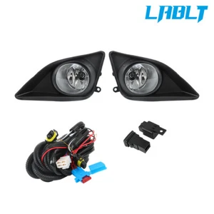LABLT Fog Lights Lamps w/Cover Wiring Switch kits For 2009-2010 Toyota Corolla - Picture 1 of 9