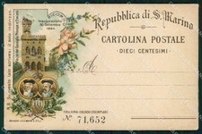 San Marino Città Ricordo di Palazzo Consiglio Principe Sovrano cartolina RT1114