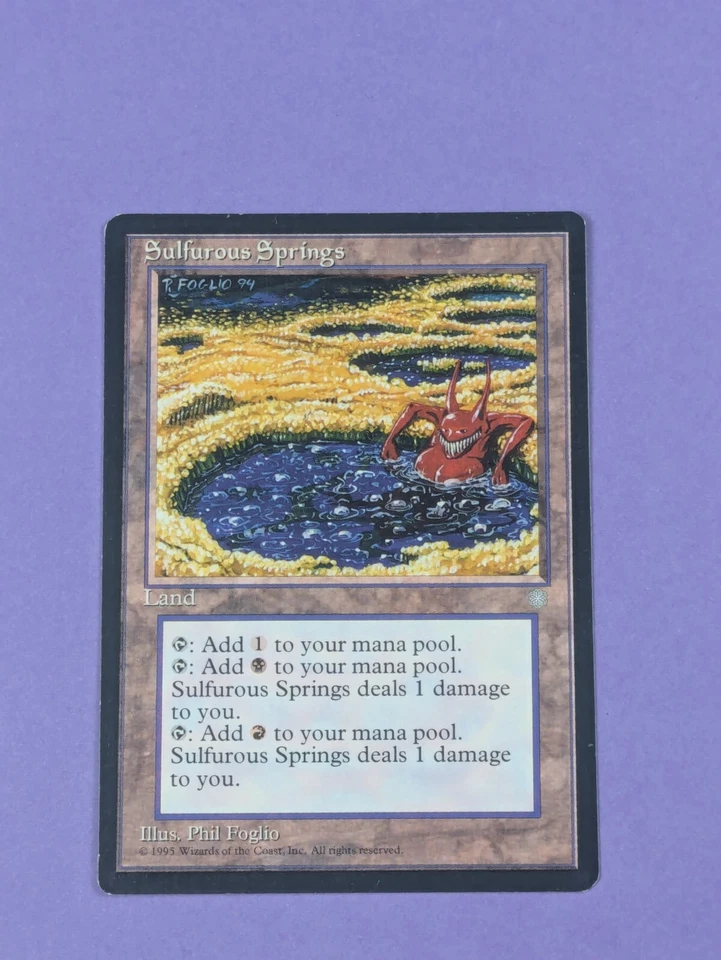 MTG: Magic The Gathering: Sulfurous Springs -  Rare - LP - Image 1 of 1