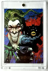 1995 Batman Artist Proof Card 27 TARGET PRACTICE. FREE ONE-TOUCH-HOLDER - Picture 1 of 2