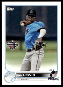 2022 Topps Pro Debut PD147 Ian Lewis Marlins Baseball Card - Picture 1 of 1