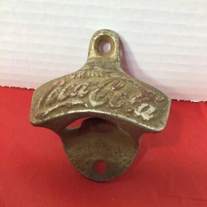 Vintage Coca Cola Wall Mount Metal Bottle Opener Starr X Made in USA - Picture 1 of 5