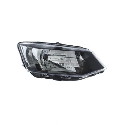 Headlight Skoda Fabia 2014-2018 Halogen Chrome Inner Headlamp Drivers Side Right - image 1 of 4