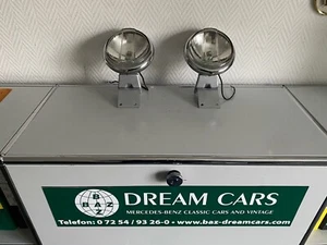 Mercedes-Benz W120 W121 W128 W180 BOSCH Fernscheinwerfer L+R Full Beam Lights OE - Picture 1 of 12