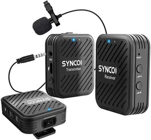 Système de microphone sans fil Lavalier SYNCO G1(A2) pour appareil photo/smartphone/caméscope - Photo 1 sur 11