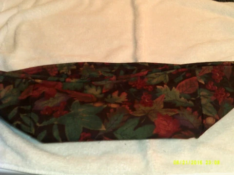 Longaberger AUTUMN REFLECTIONS 2001 LARGE DAILY BLESSINGS Liner FALLING LEAVES Cover
