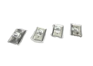 Hubbell SS720 1-Gang 1-Receptacle SS Wall Plate/Cover 1.59" Dia. LOT OF 4 - Picture 1 of 7