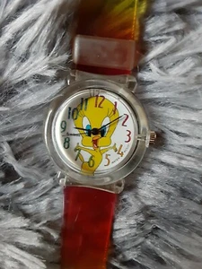 Tweety Bird Uhr mit Regenbogenband - Bild 1 von 9