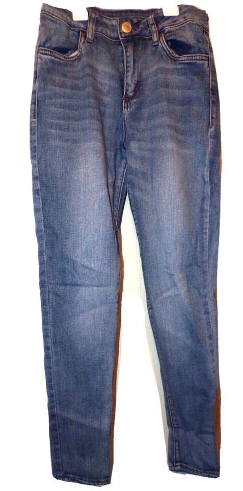 SWS X Denim co. Miami MEDIUM WASH super SKINNY crop leg JEANS 26/28 SIZE 5 JS1 - Image 1 of 4