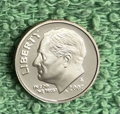 2007-S  **PROOF**  ROOSEVELT DIME - NICE COIN - L@@K AT PICTURES!!!!! Cover