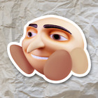 Gruby Gru kirby Meme Sticker Horror Funny Why God Despicable Me Nintendo Decal