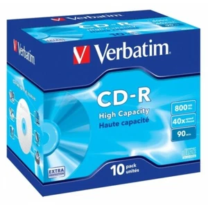 30 (3x 10) Verbatim Rohlinge CD-R 800MB 90min Jewelcase - Bild 1 von 1
