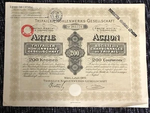 share stock bond Wien Vienna 1922. year Austria - Picture 1 of 3