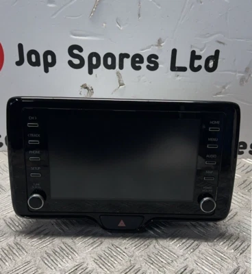 2020-2024 TOYOTA YARIS DESIGN MULTIMEDIA TOUCHSCREEN RADIO HEAD UNIT 86140-K0150 - Image 1 of 4