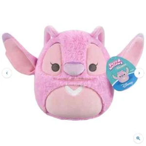 Squishmallows Disney Angel Fuzz-A-Mallows Plush 20cm New with Tags - Picture 1 of 2