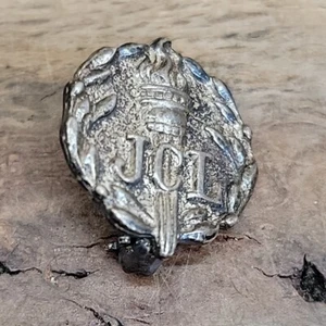 Rare Vintage STERLING SILVER JCL PIN Junior Classical League - Picture 1 of 3