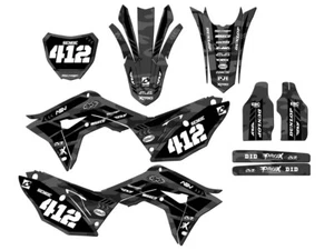 CRF 250 R 2018 APACHE gris Senge kit de gráficos compatible con Honda - Imagen 1 de 10