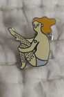 New Woman With Hairy Legs Feminist Statement Metal Hard Enamel Pin