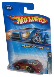 Hot Wheels Asphalt Jungle 3/5 (2005) Red Dodge Neon Toy Car #083 - Picture 1 of 1