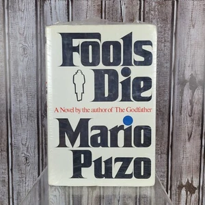 Fools Die by Mario Puzo 1978 Hardcover Book NOS Unbroken binding, still wrapped - Picture 1 of 4