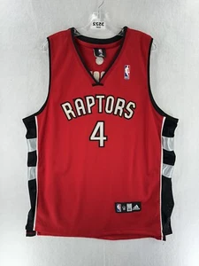 CHRIS BOSH Toronto RAPTORS Basketball ADIDAS Size 50 Jersey  Red NBA - Picture 1 of 11