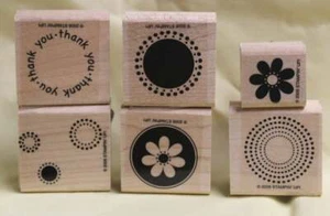 Gummistempel Stempel in' Up! Seeing Spots 6er Set Retired - Bild 1 von 5