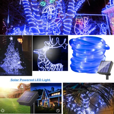 50-300 LED Solar Power String Fairy Lights Garden Outdoor Party Christmas Lamp - Image 1 of 4