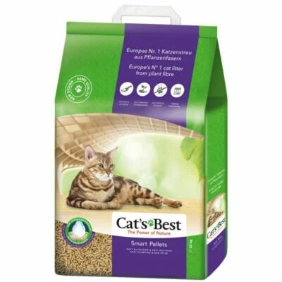AJM Cats Best Smart Pellet 10Kg 20L Nature Gold Clumping Cat Litter