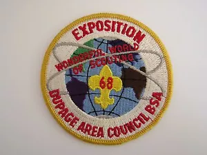 1968 Boy Scout Exposition Dupage Area Council Illinois Patch - Picture 1 of 2