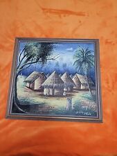 Robert T Taylor Oil Painting Of Liberia West Africa 1986