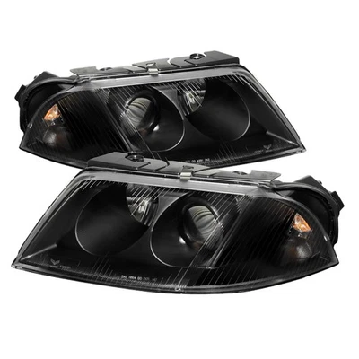 fitforVolkswagen 01-05 Passat Black Housing Replacement Headlights GL GLX GLS W8 - Image 1 of 3