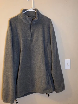 Chaqueta Pullover Croft & Barrow Polar Gris Jaspeado Hombres XXL 2XL USADA EN EXCELENTE ESTADO  Foto 1 de 4