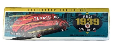 Ertl 1939 Dodge Airflow Texaco Gas Tanker Fuel Truck Did Cast Metal Coin Bank - Image 1 of 4