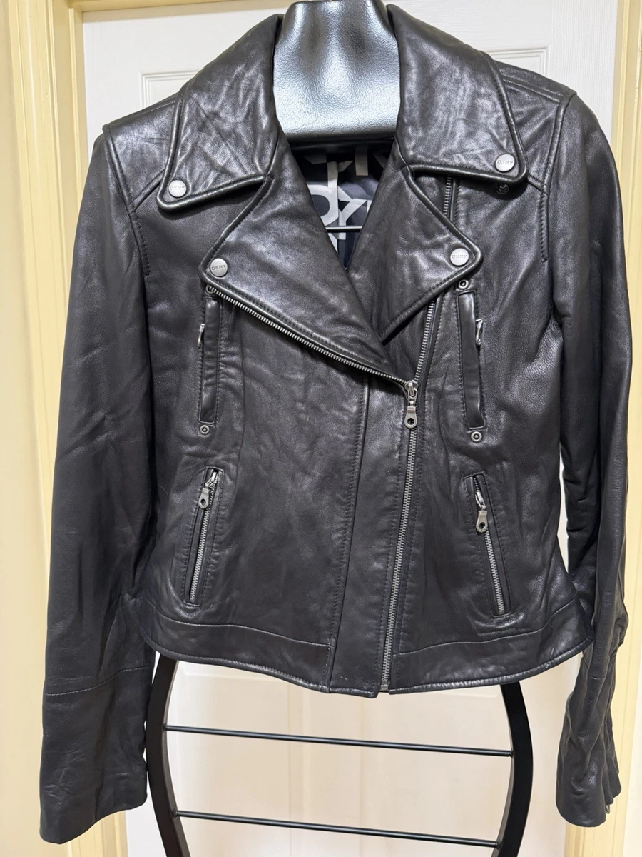 DKNY Leather Jacket products for sale | eBay