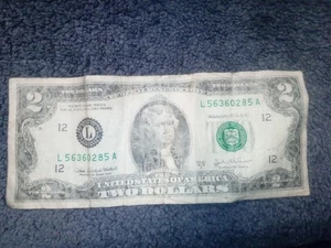 $2 Two Dollar Bill Rare 2003A Series A - Picture 1 of 2
