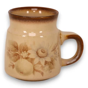 Denby-Langley Memories Mug 3 3/4" Tan Brown England Vintage 1980's - Picture 1 of 3